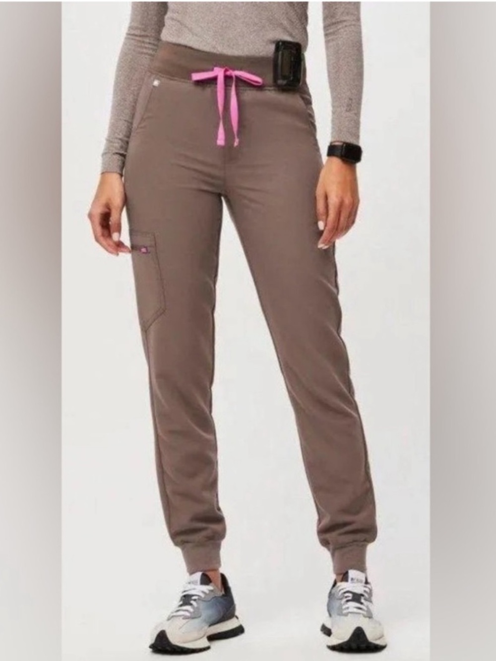Figs Zamora Smokey Taupe Srub Pants